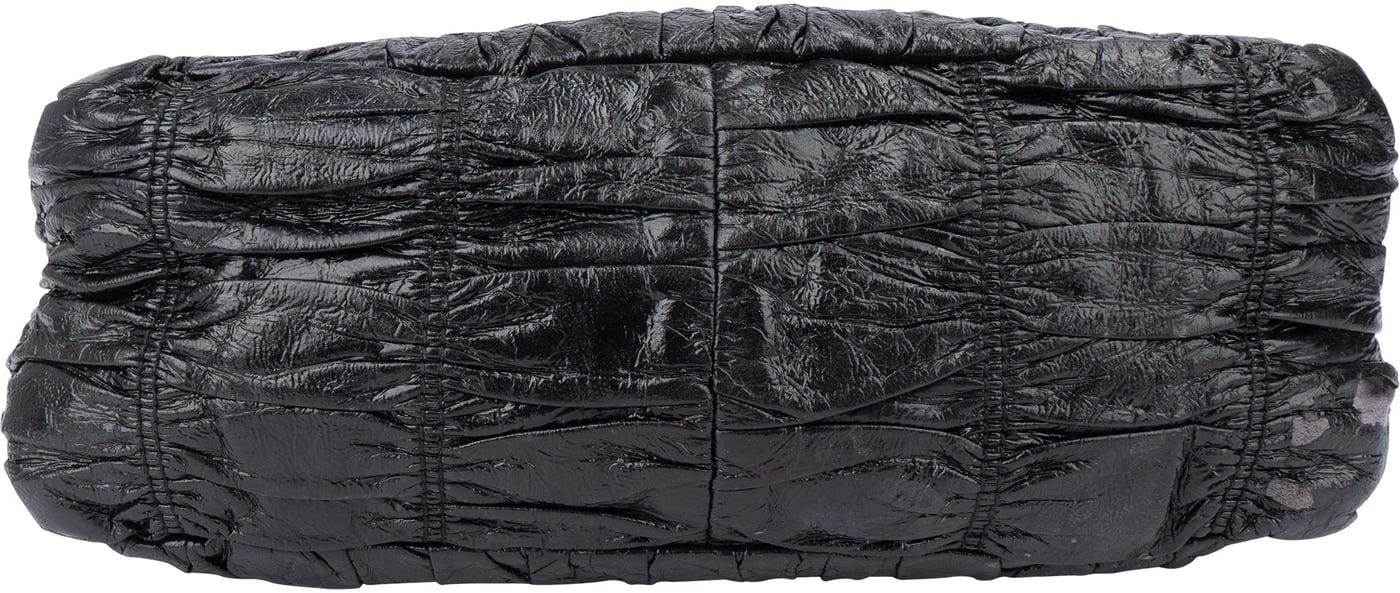 Prada Quilted Patent Leather Shoulder Bag