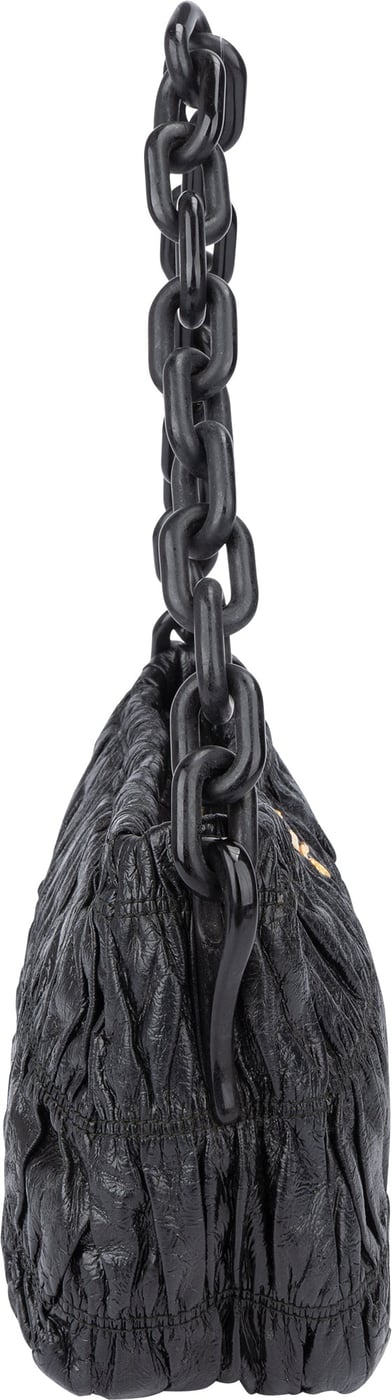 Prada Quilted Patent Leather Shoulder Bag