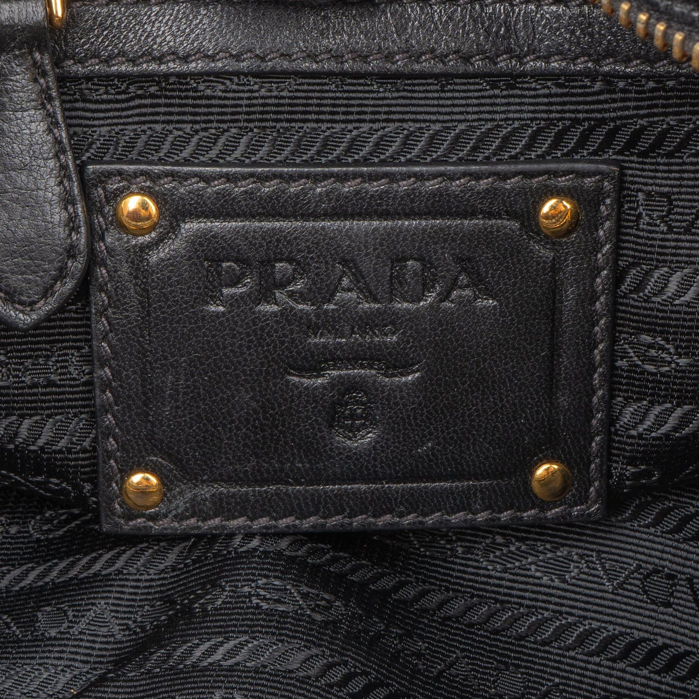 Prada Quilted Patent Leather Shoulder Bag