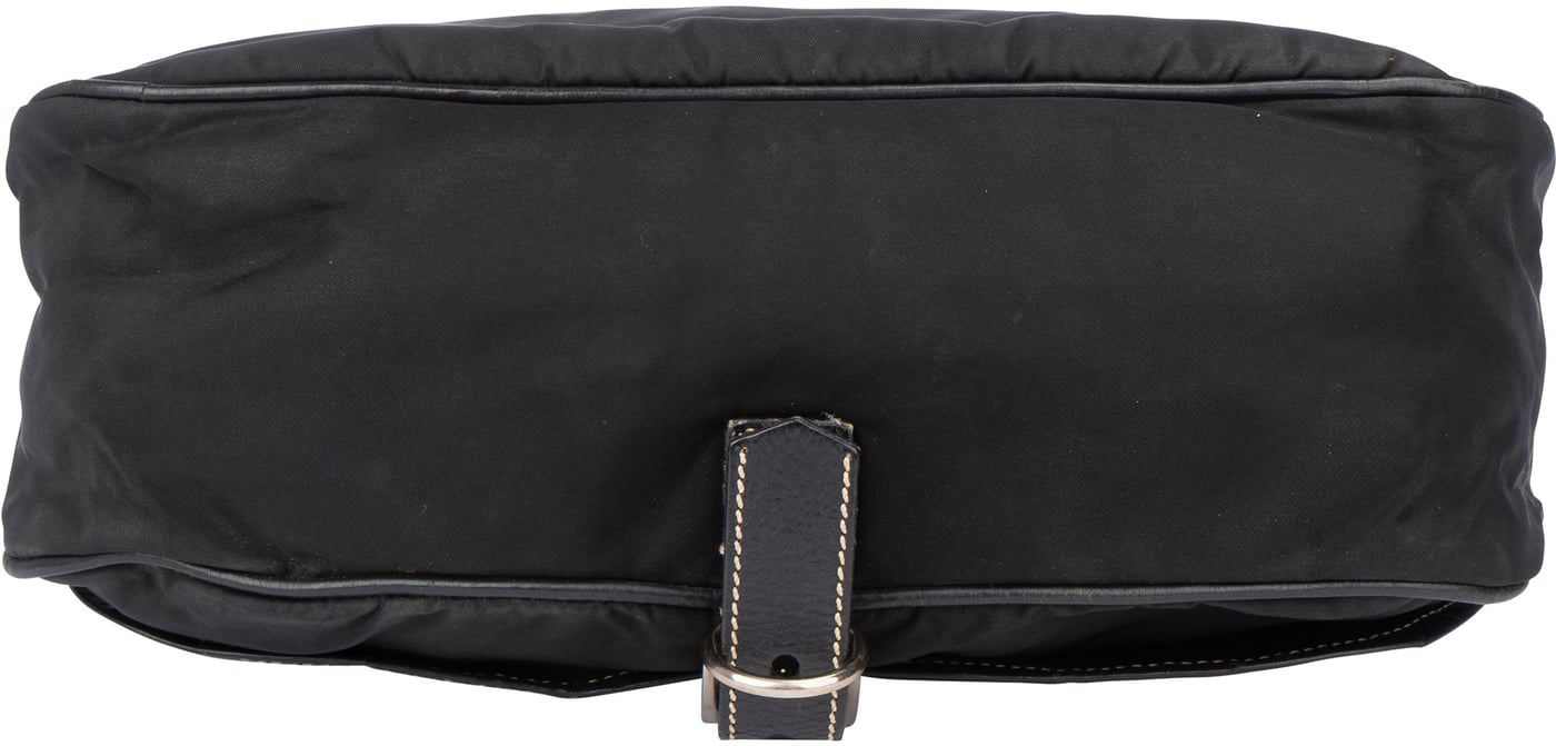 Prada Black Nylon Triangle Handbag