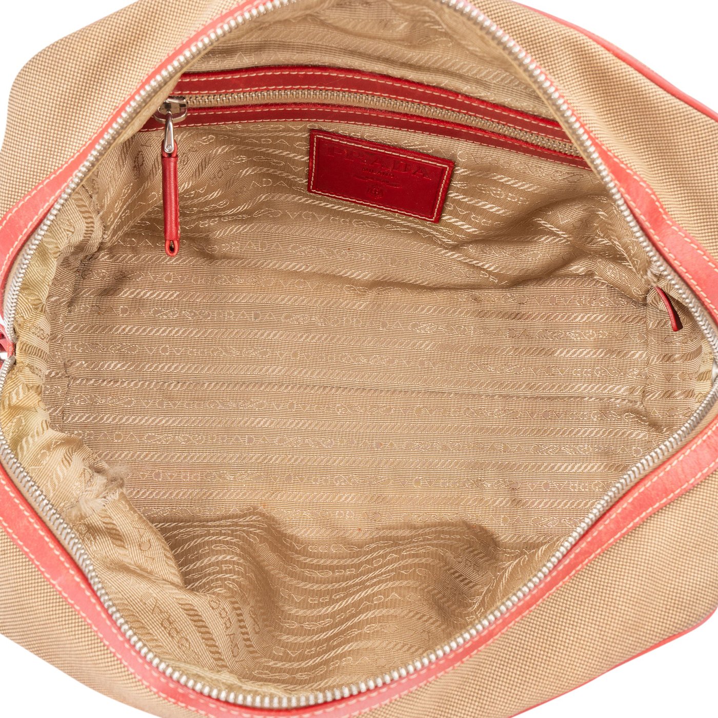 Prada Jacquard Monogram Handbag