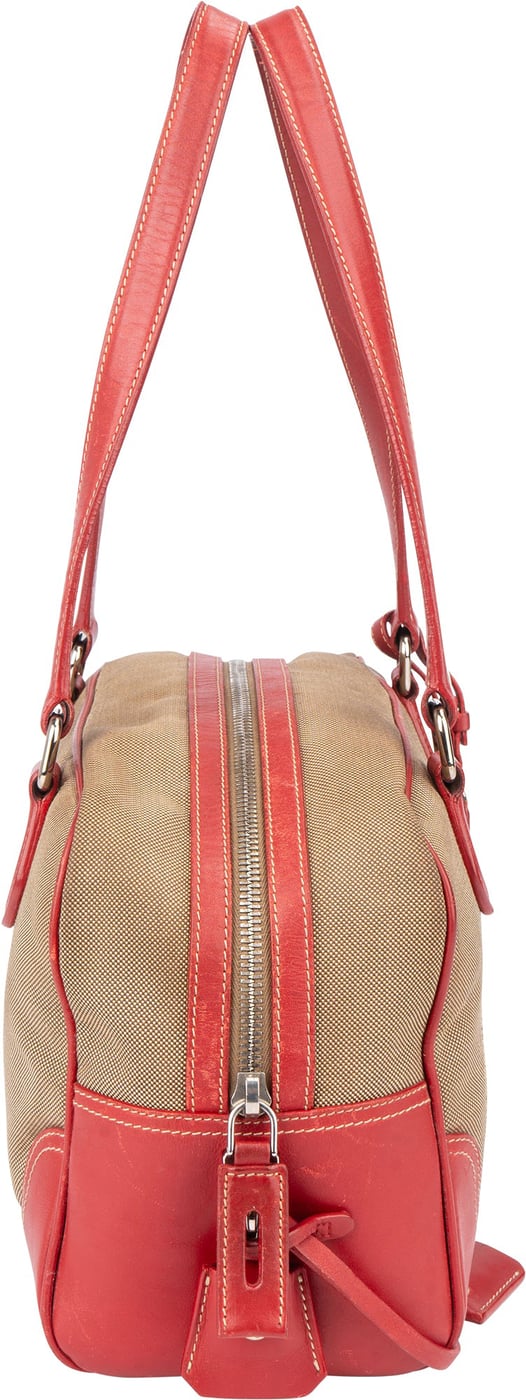 Prada Jacquard Monogram Handbag