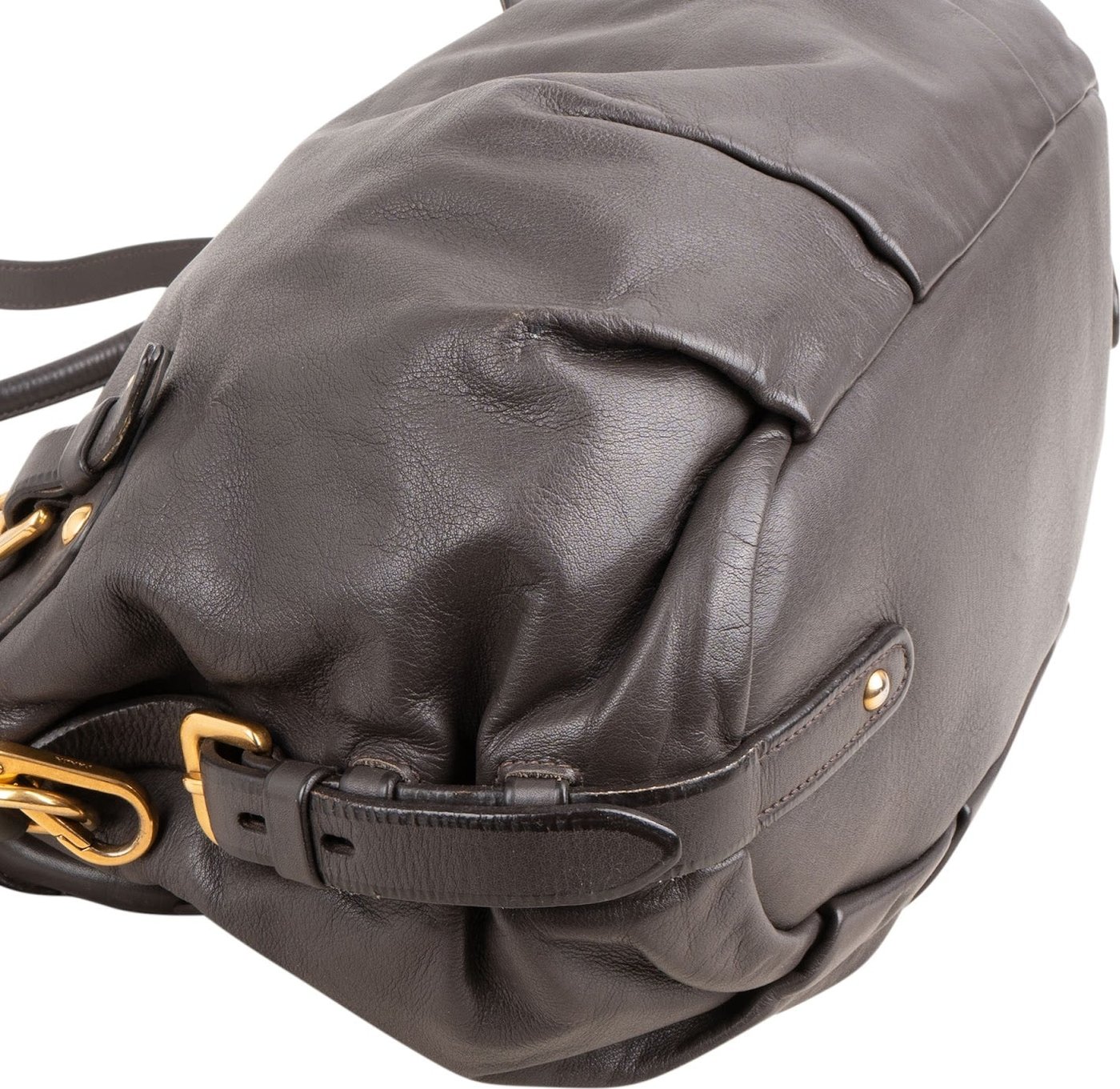 Prada Vitello Daino Leather Hobo Shoulder Bag