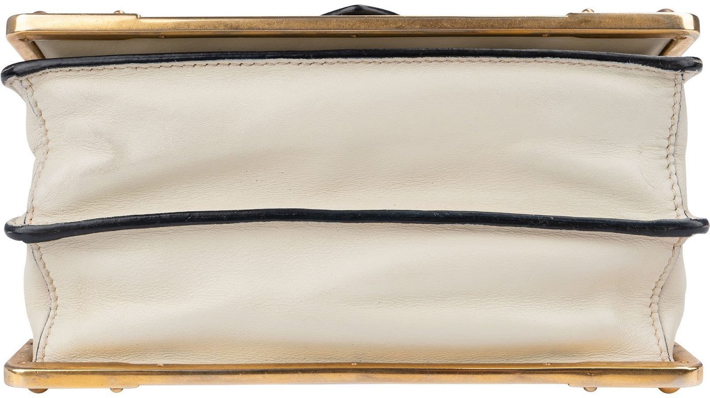 Prada Saffiano & Calfskin Leather Cahier Crossbody Bag