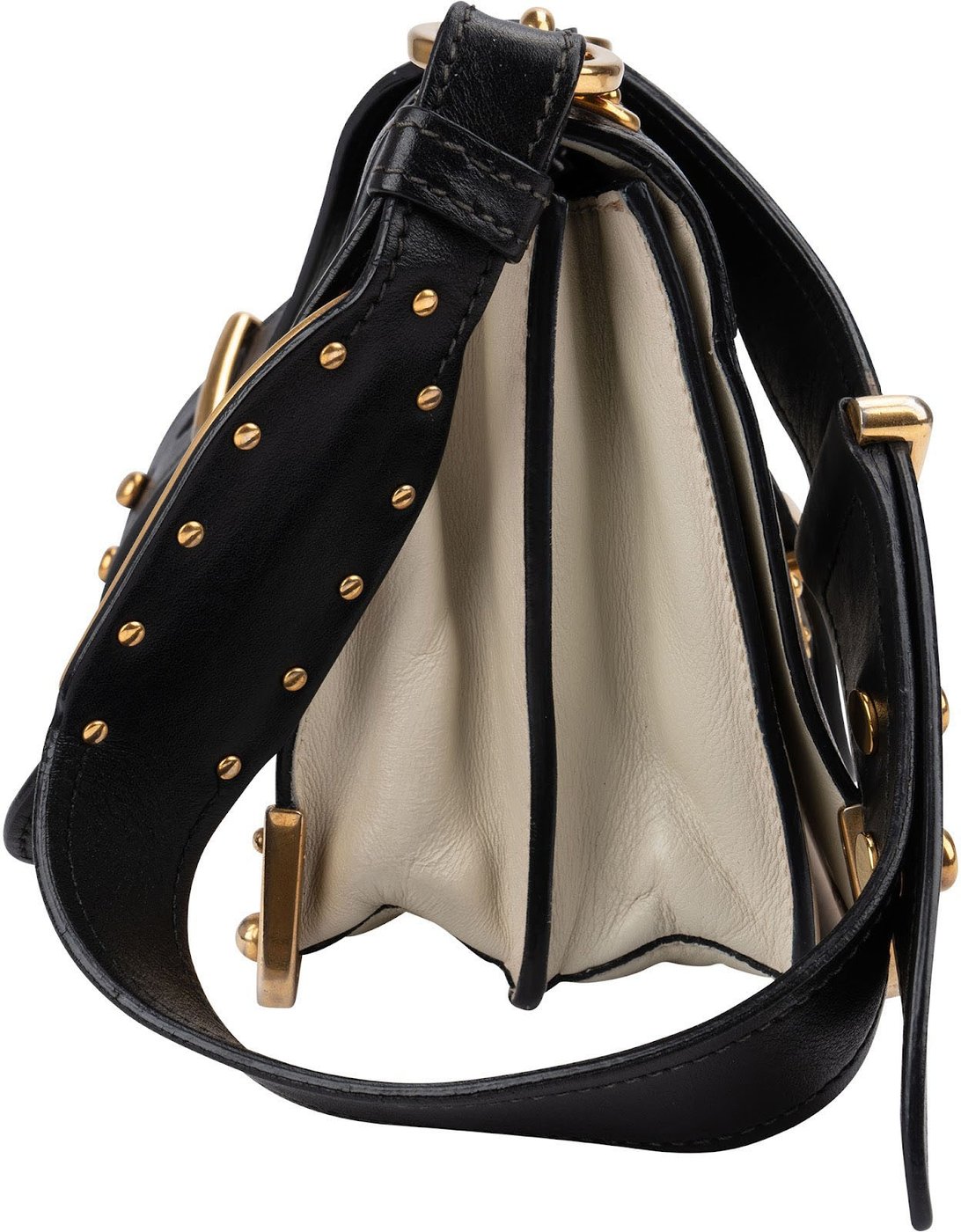 Prada Saffiano & Calfskin Leather Cahier Crossbody Bag