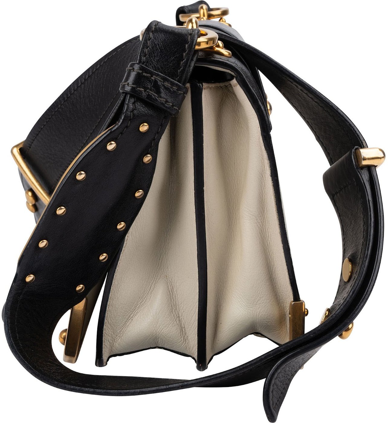 Prada Saffiano & Calfskin Leather Cahier Crossbody Bag