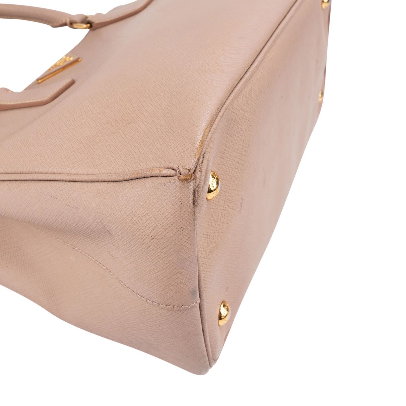 Prada Pink Saffiano Lux Leather Galleria Handbag