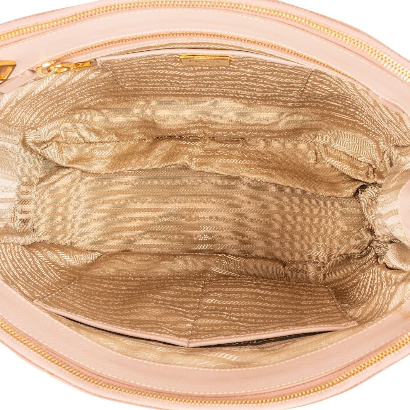 Prada Pink Saffiano Leather Galleria Handbag