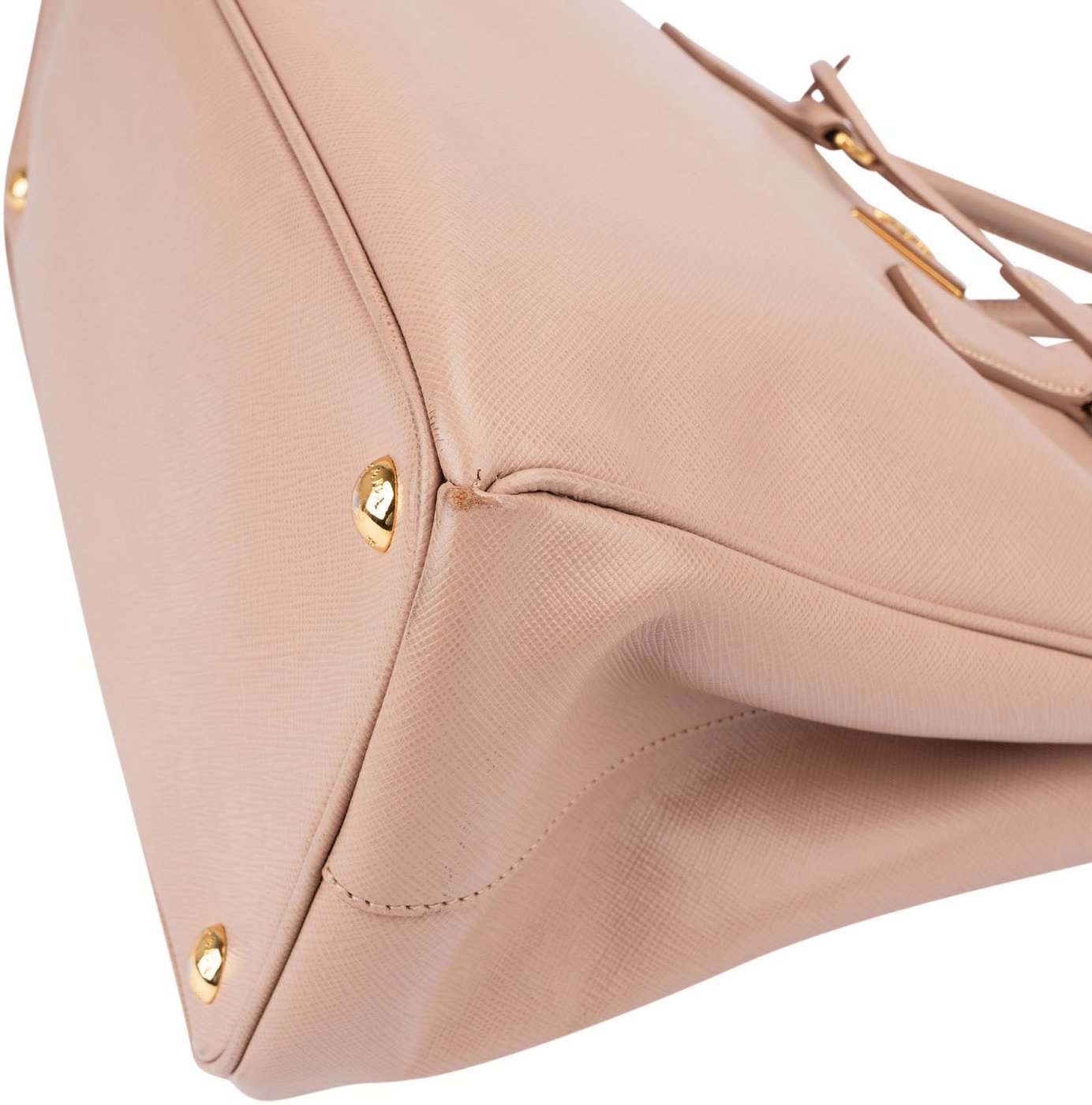 Prada Pink Saffiano Leather Galleria Handbag