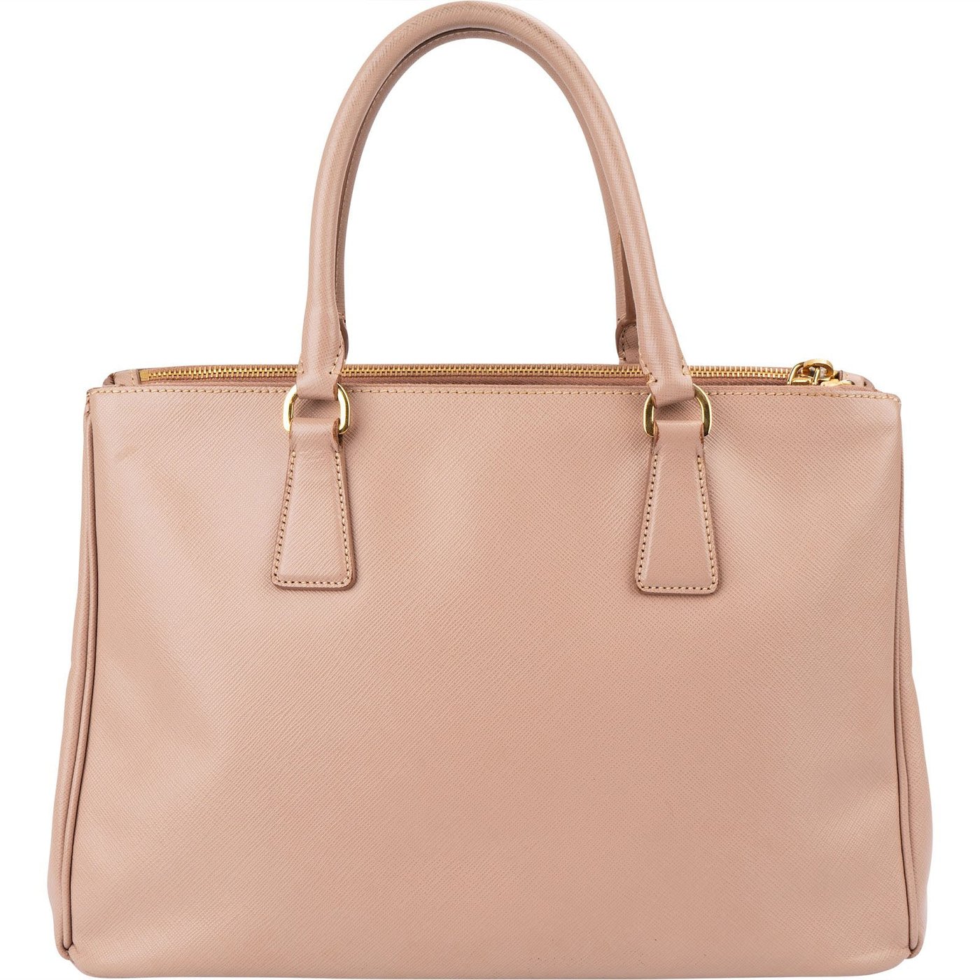 Prada Pink Saffiano Leather Galleria Handbag