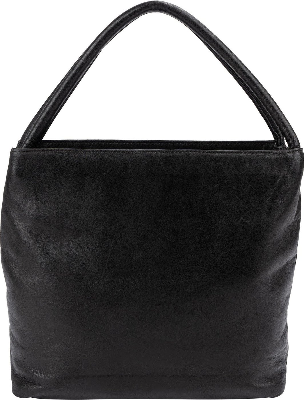 Prada Black Nappa Leather Triangle Tote Handbag