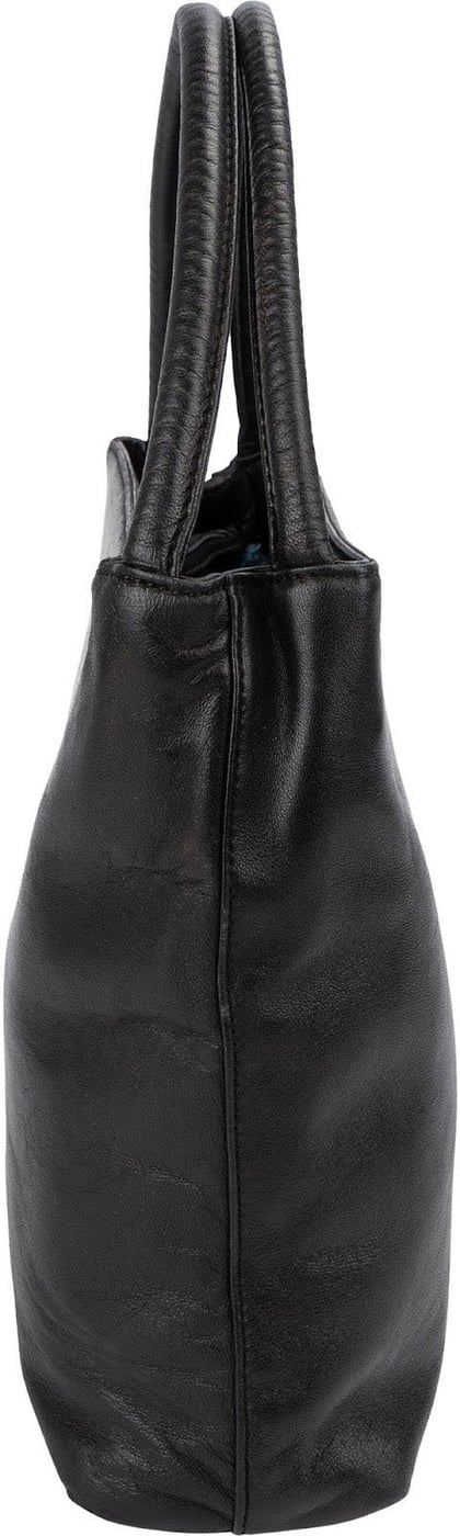 Prada Black Nappa Leather Triangle Tote Handbag