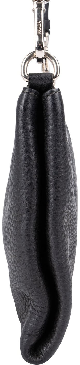 Prada Black Pebbled Leather Crossbody Bag