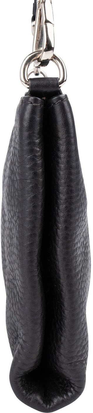 Prada Black Pebbled Leather Crossbody Bag
