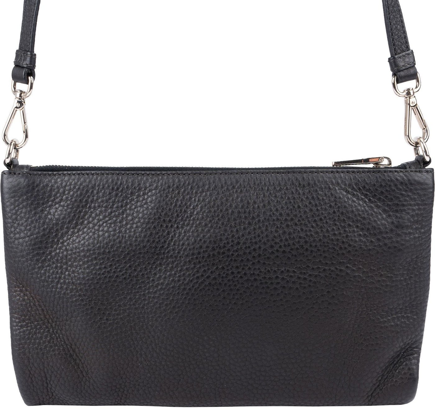 Prada Black Pebbled Leather Crossbody Bag