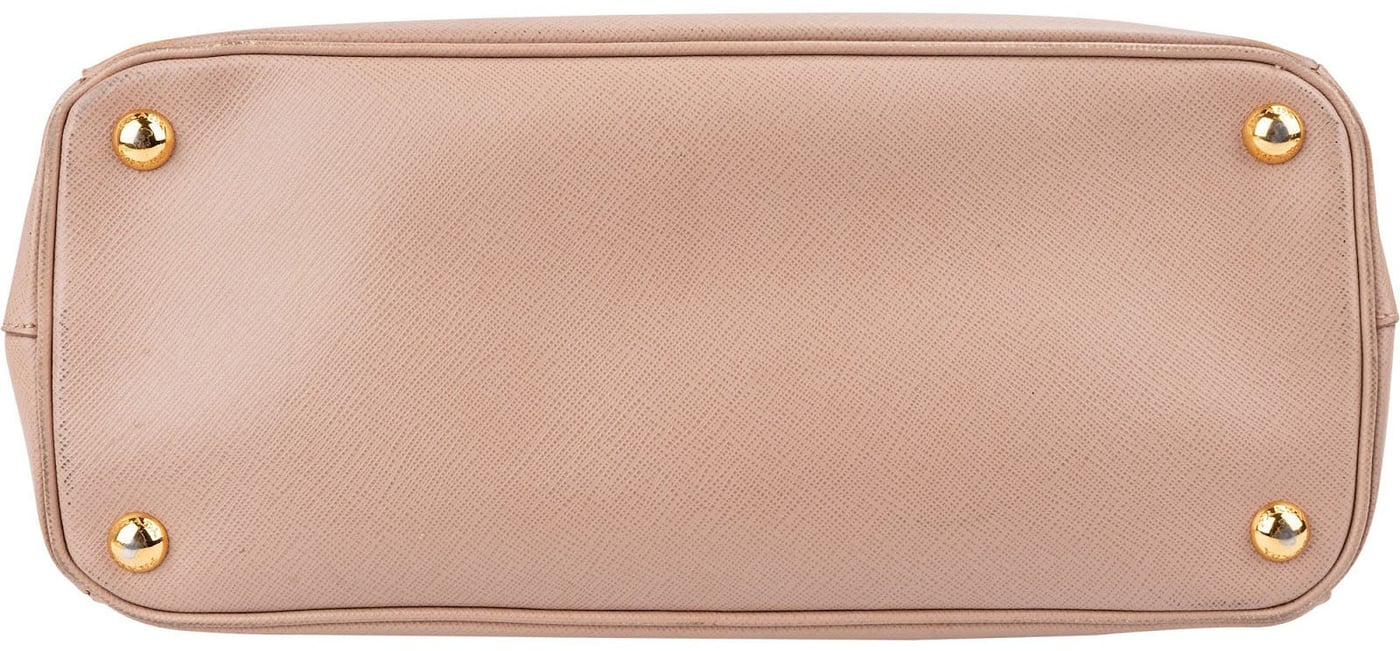 Prada Pink Saffiano Leather Galleria Handbag