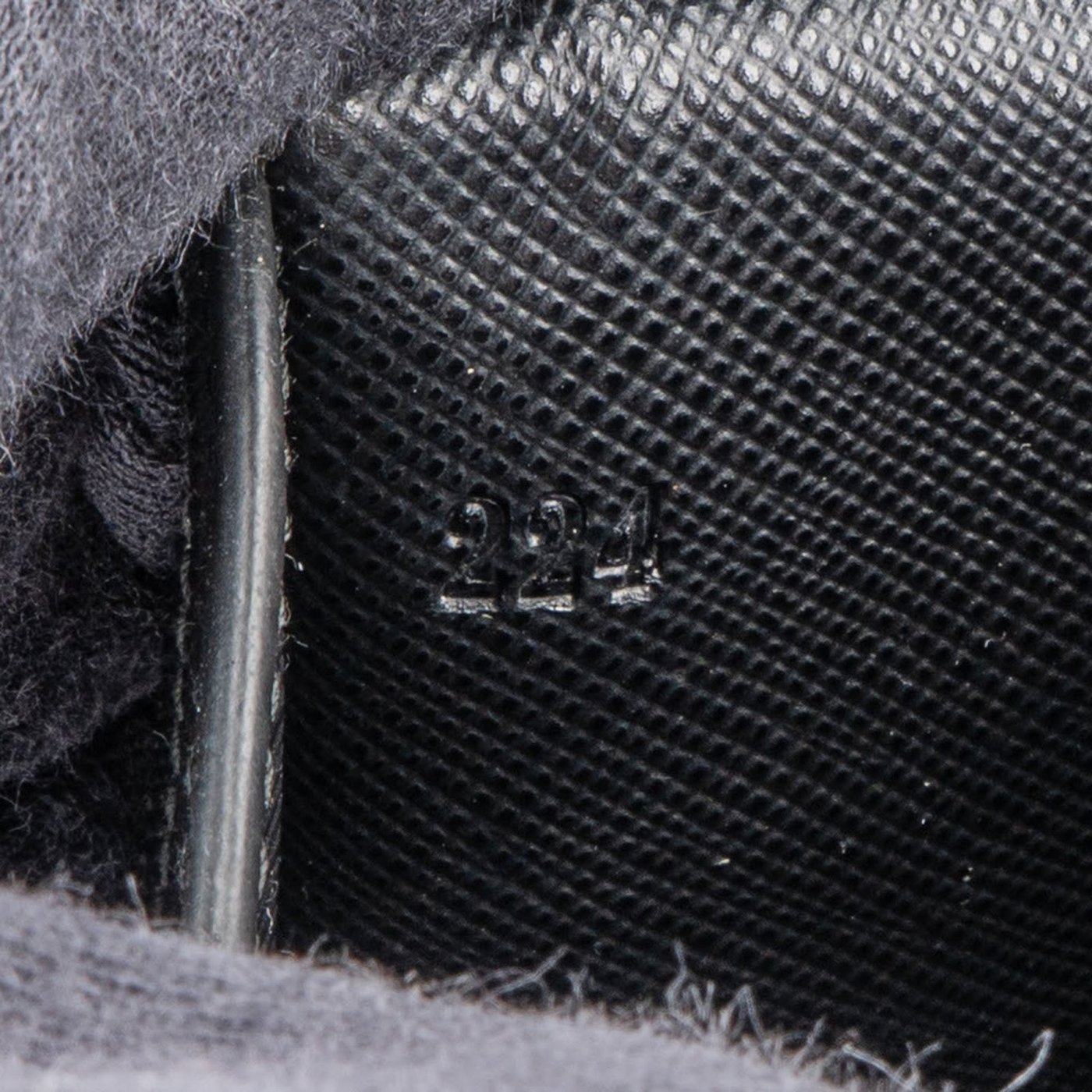 Prada Black Saffiano Leather Envelope Wallet
