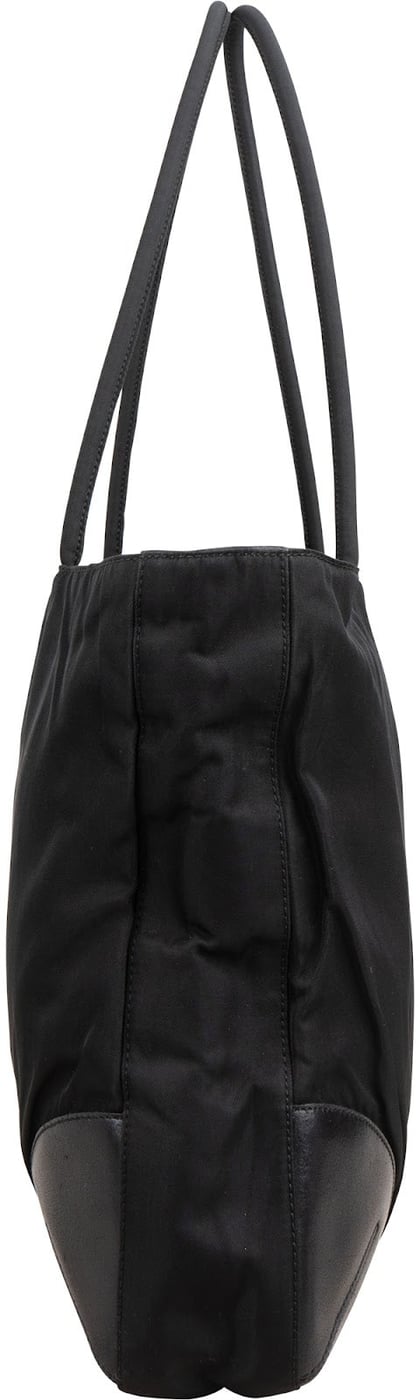 Prada Tessuto Leather Triangle Tote Shoulder Bag