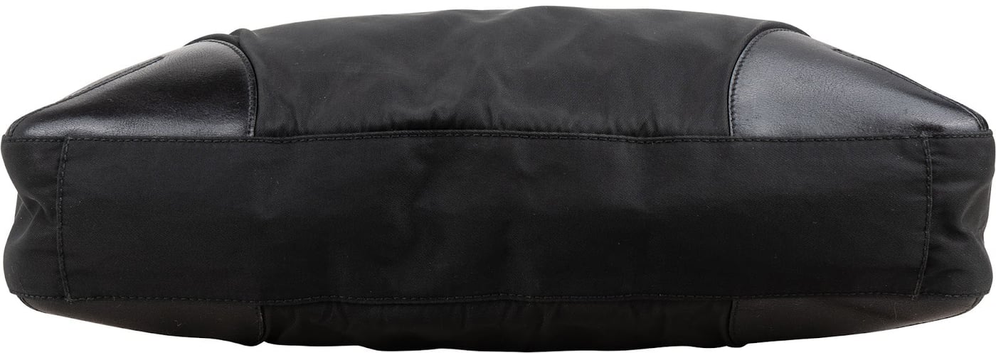 Prada Tessuto Leather Triangle Tote Shoulder Bag