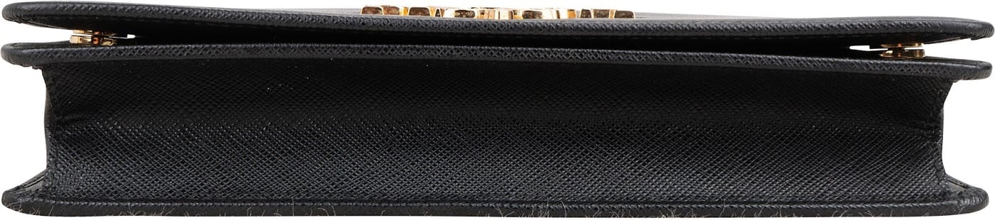 Prada Saffiano Leather Wallet On Chain Crossbody Bag