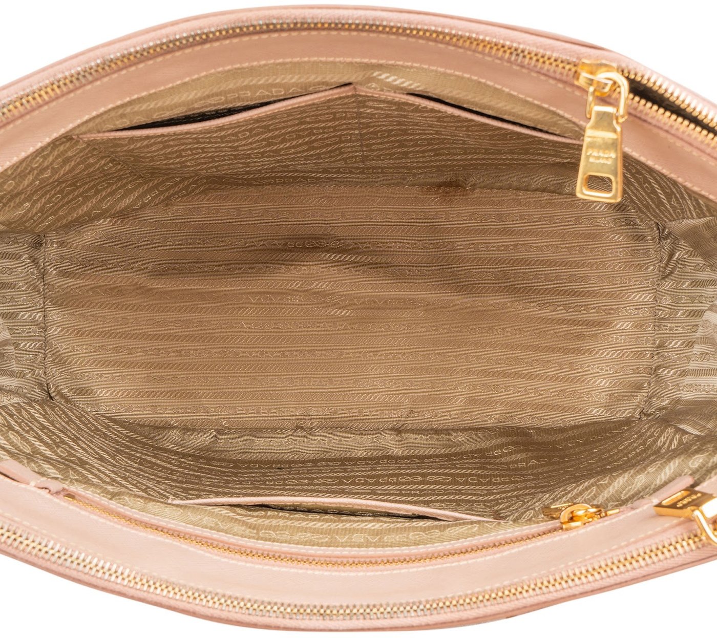 Prada Pink Saffiano Leather Galleria Tote Handbag