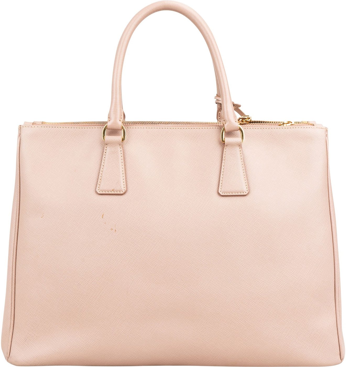 Prada Pink Saffiano Leather Galleria Tote Handbag