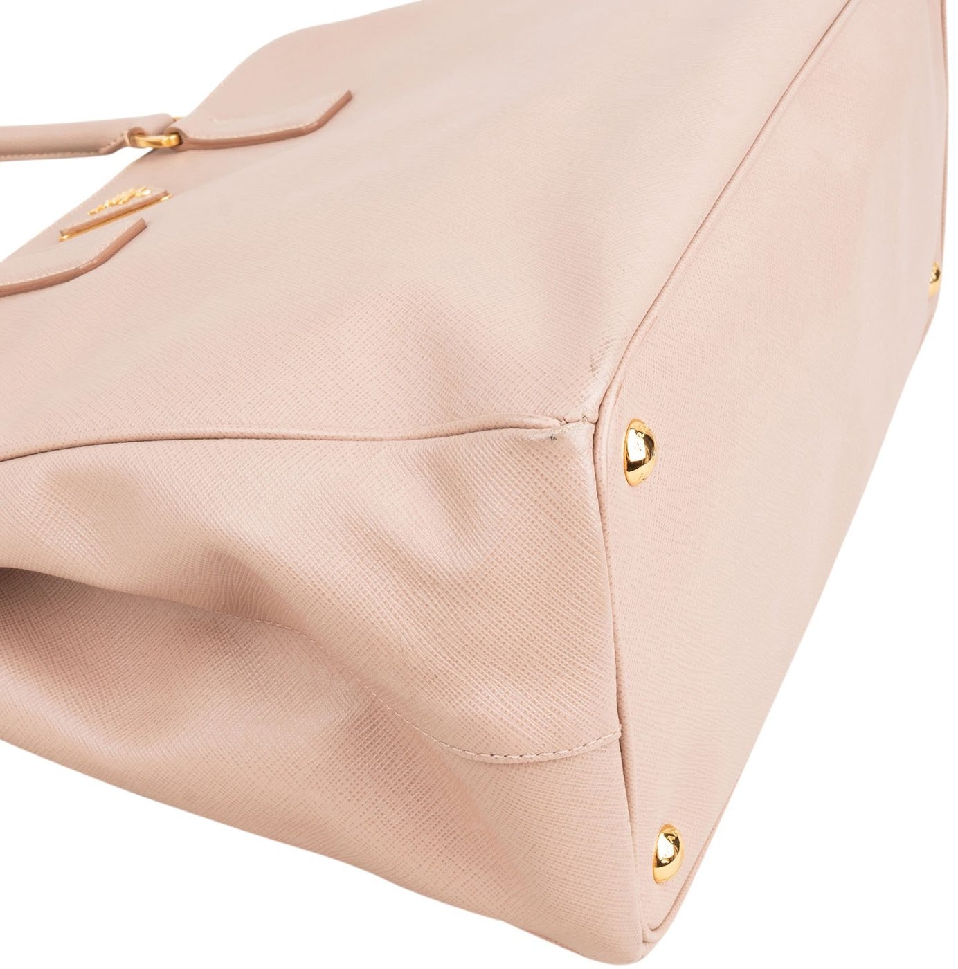Prada Pink Saffiano Leather Galleria Tote Handbag