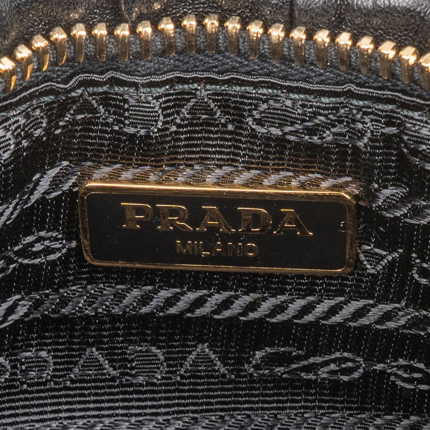 Prada Nappa Gaufre Leather Pouch