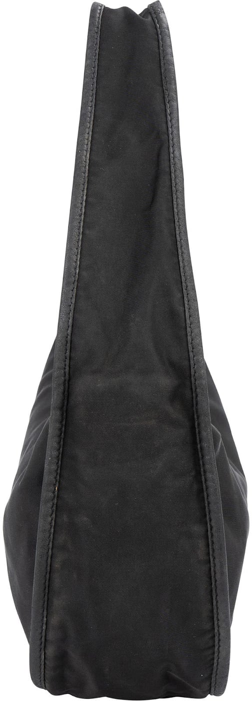 Prada Black Tessuto Nylon Triangle Shoulder Bag