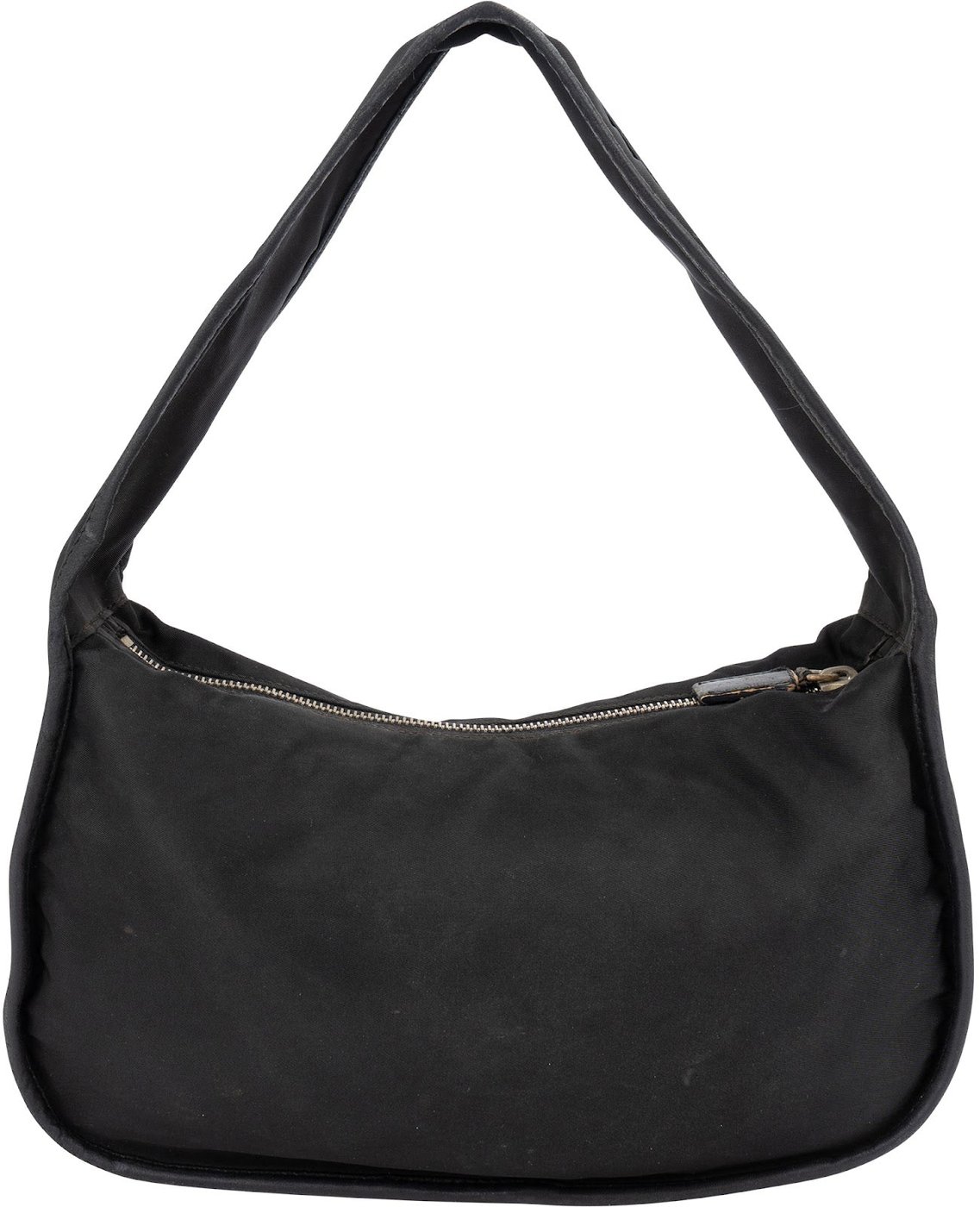 Prada Black Tessuto Nylon Triangle Shoulder Bag