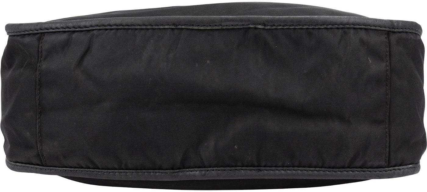 Prada Black Tessuto Nylon Triangle Shoulder Bag