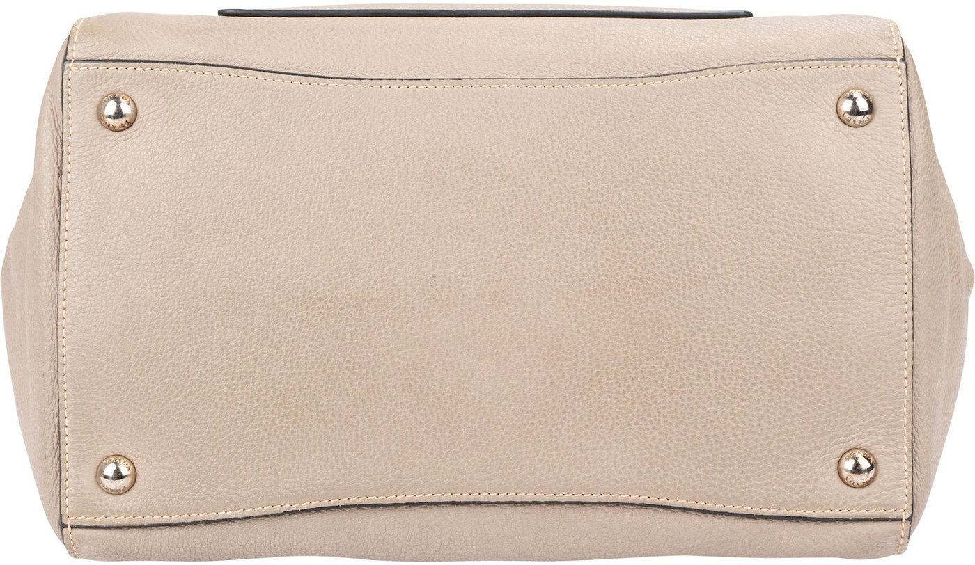 Prada Vitello Daino Leather Tote Luggage Handbag