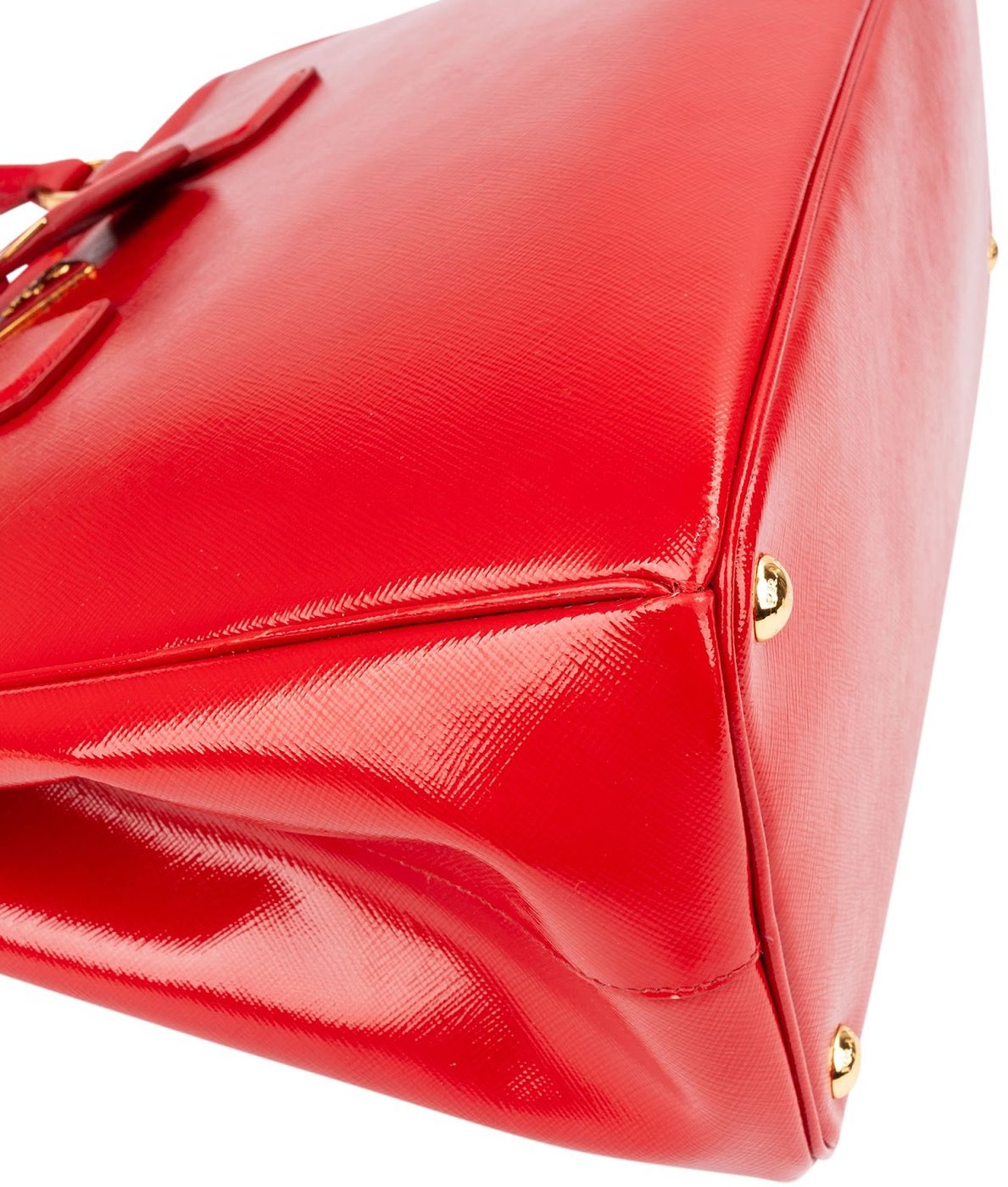 Prada Saffiano Vernice Leather Large Galleria Tote Handbag