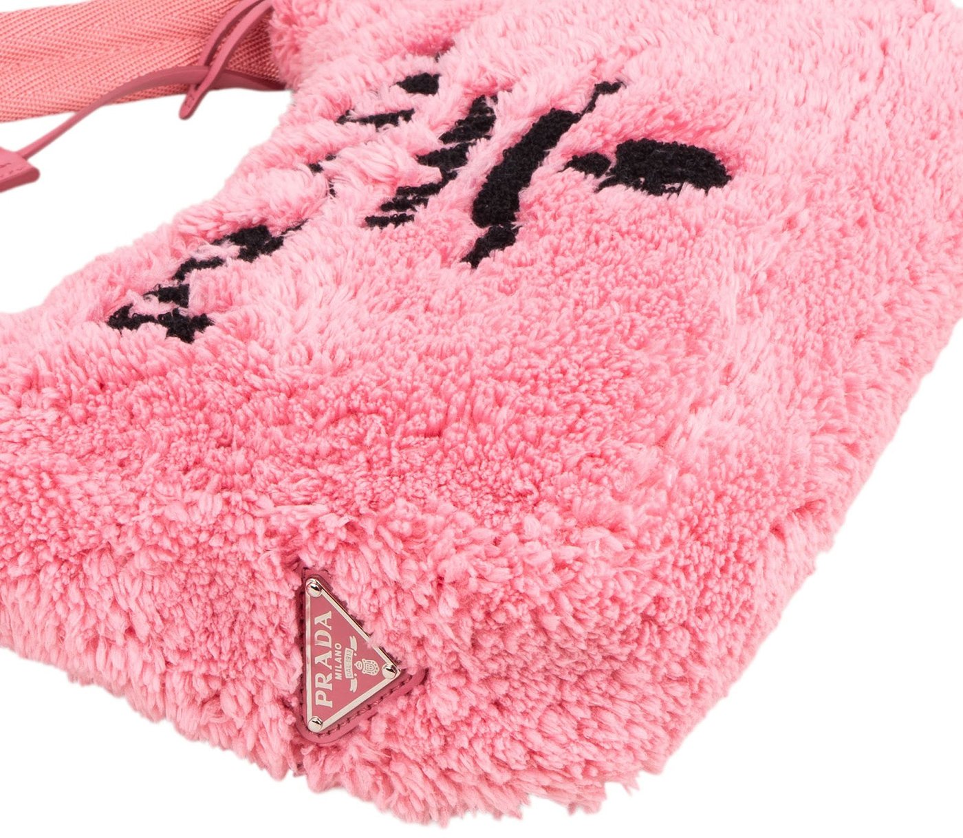 Prada Pink Terrycloth Re-Edition 2000 Shoulder Bag
