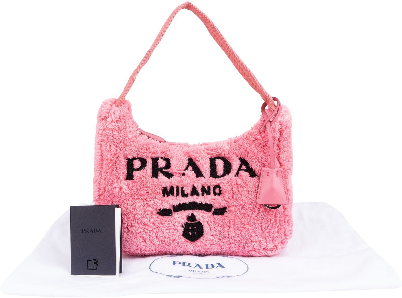 Prada Pink Terrycloth Re-Edition 2000 Shoulder Bag