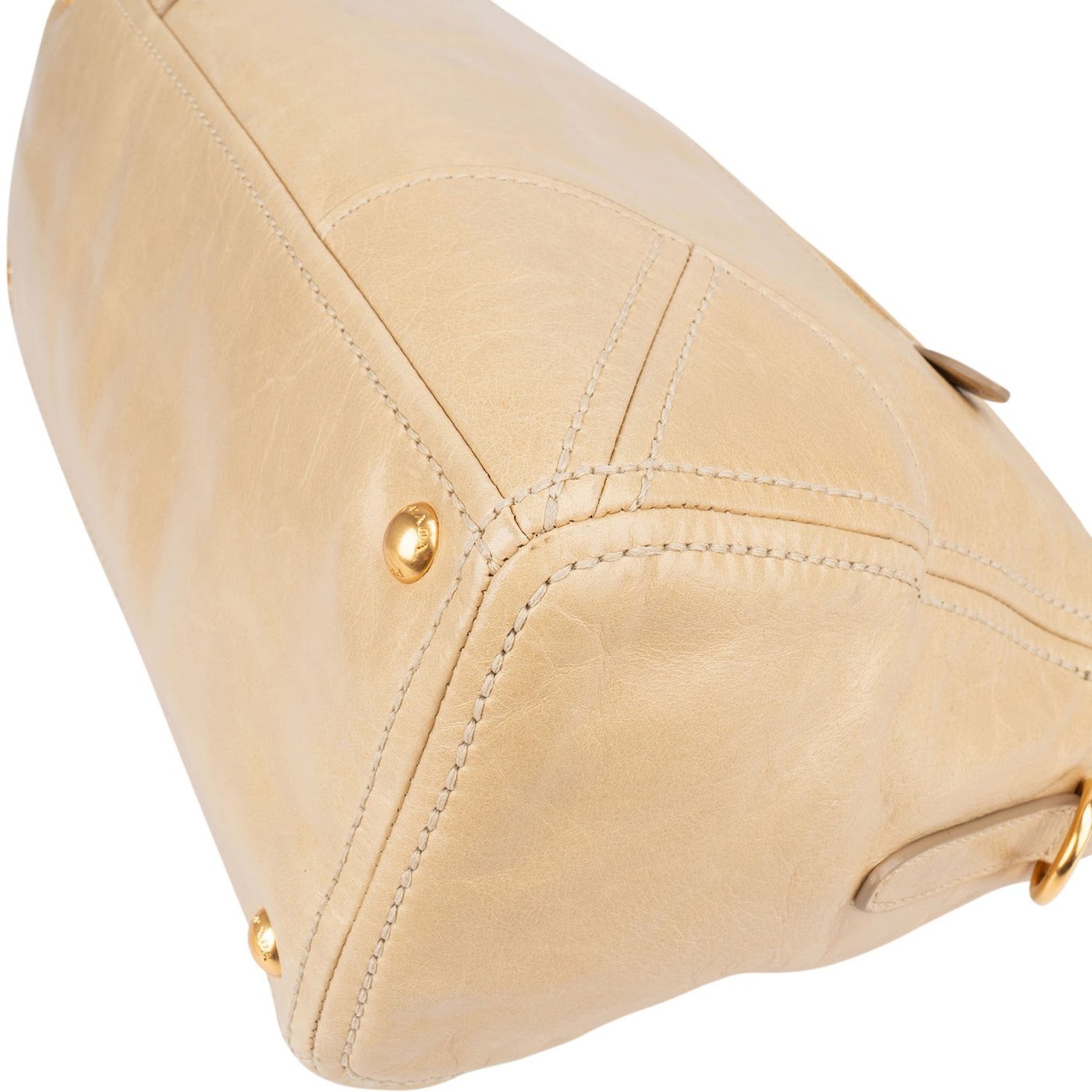 Prada Vitello Shine Bauletto Handbag