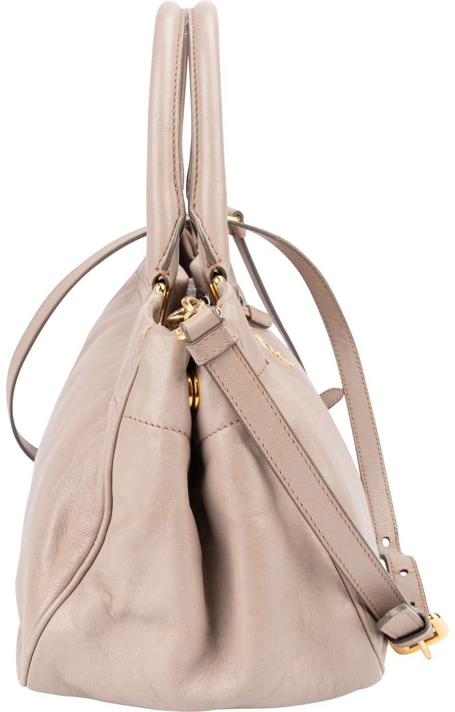 Prada Vitello Daino Fiocco Bow Satchel Handbag