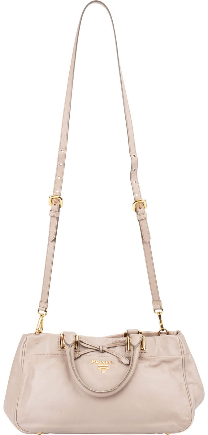 Prada Vitello Daino Fiocco Bow Satchel Handbag