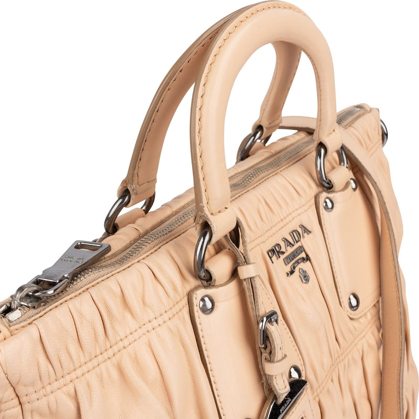 Prada Nappa Gaufre Tote Handbag