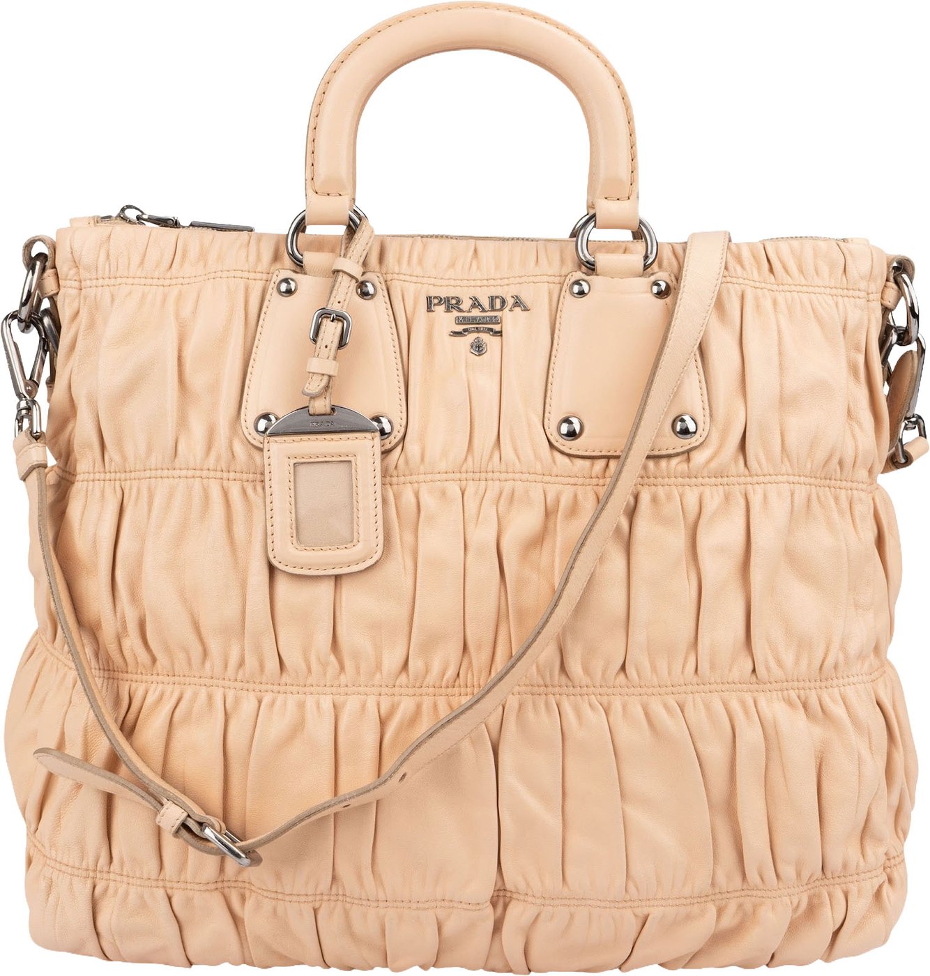 Prada Nappa Gaufre Tote Handbag