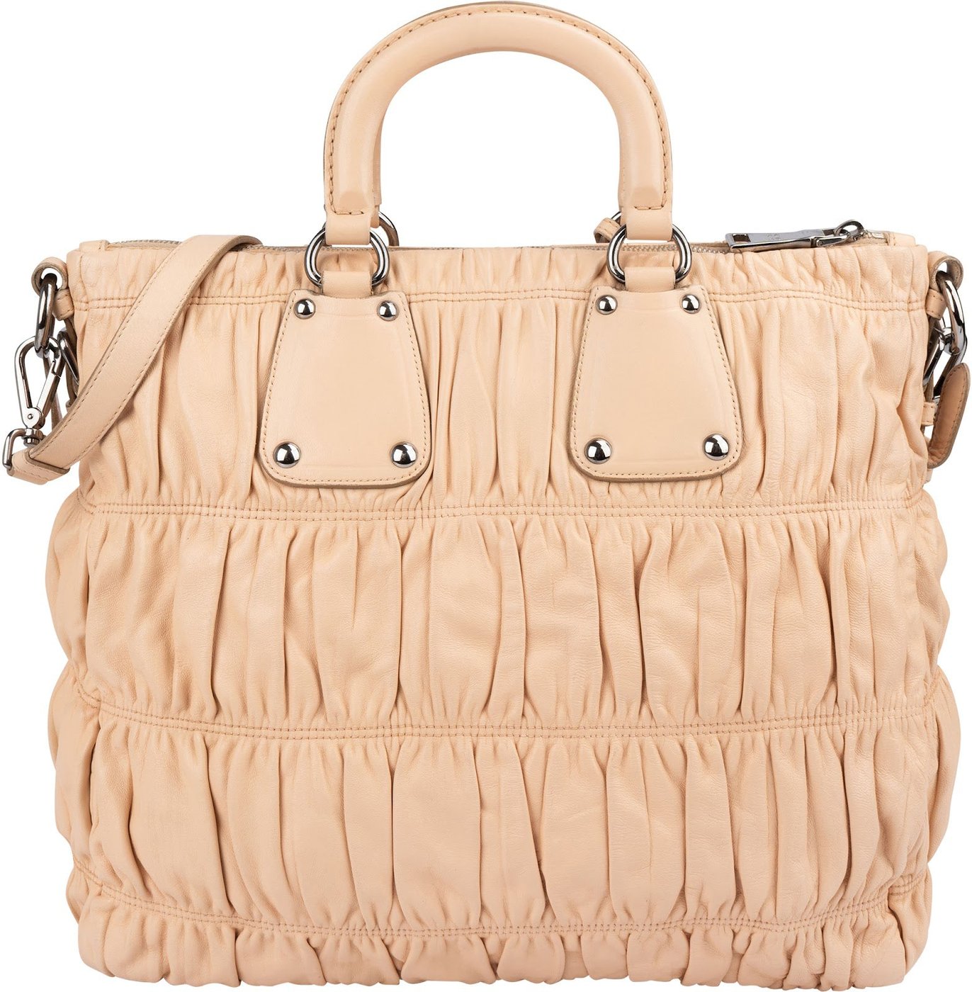 Prada Nappa Gaufre Tote Handbag