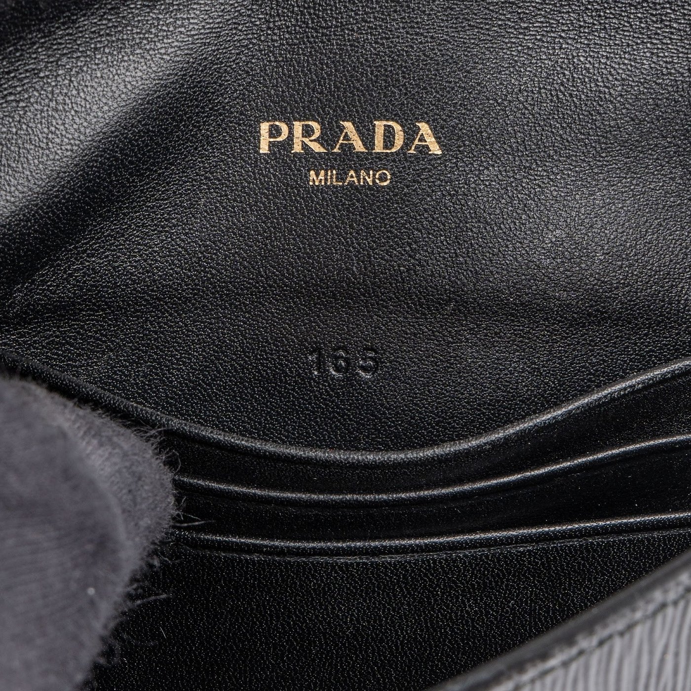 Prada Saffiano Leather Envelope Small Clutch Wallet