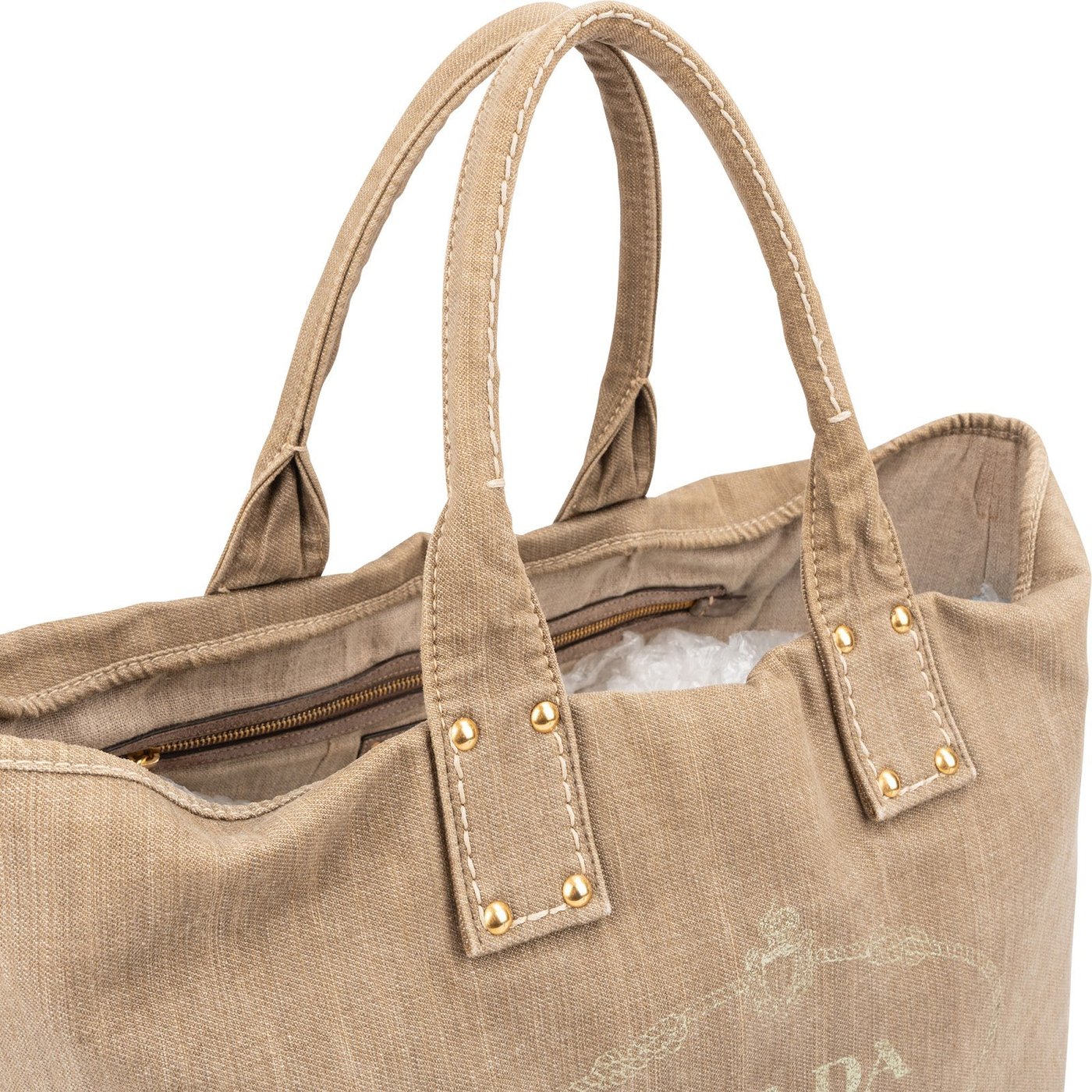 Prada Canapa Tote Handbag