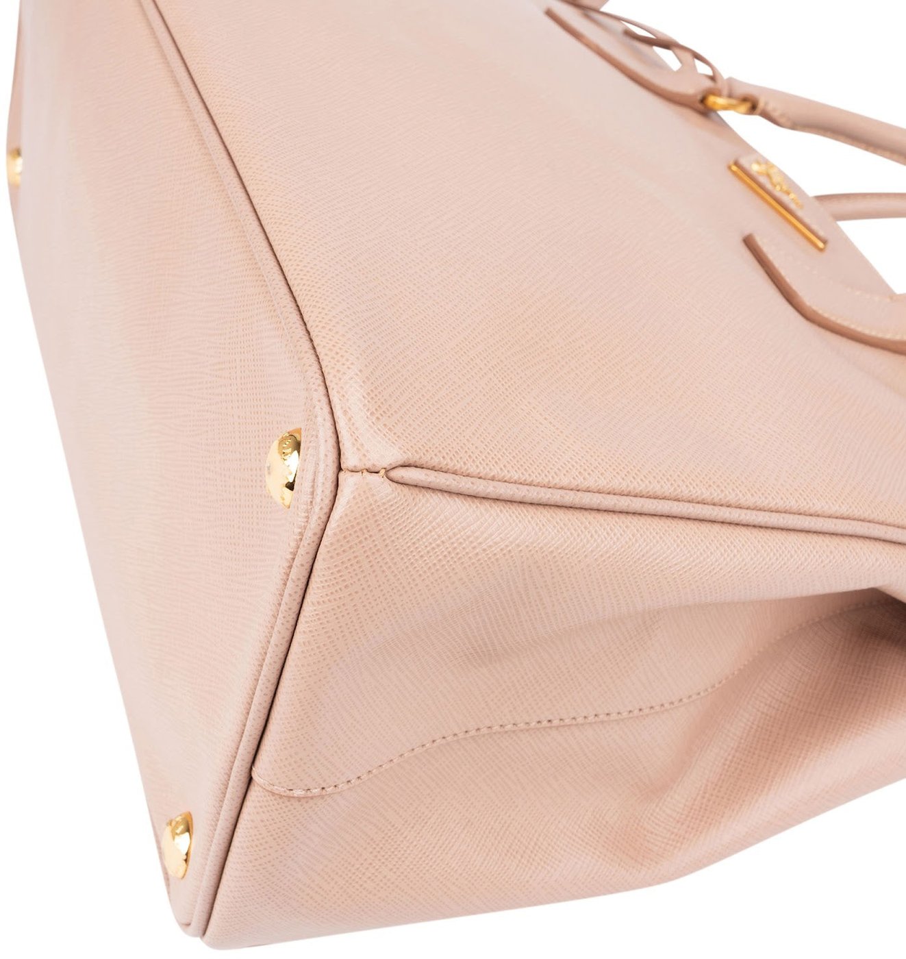 Prada Pink Saffiano Leather Galleria Tote Handbag