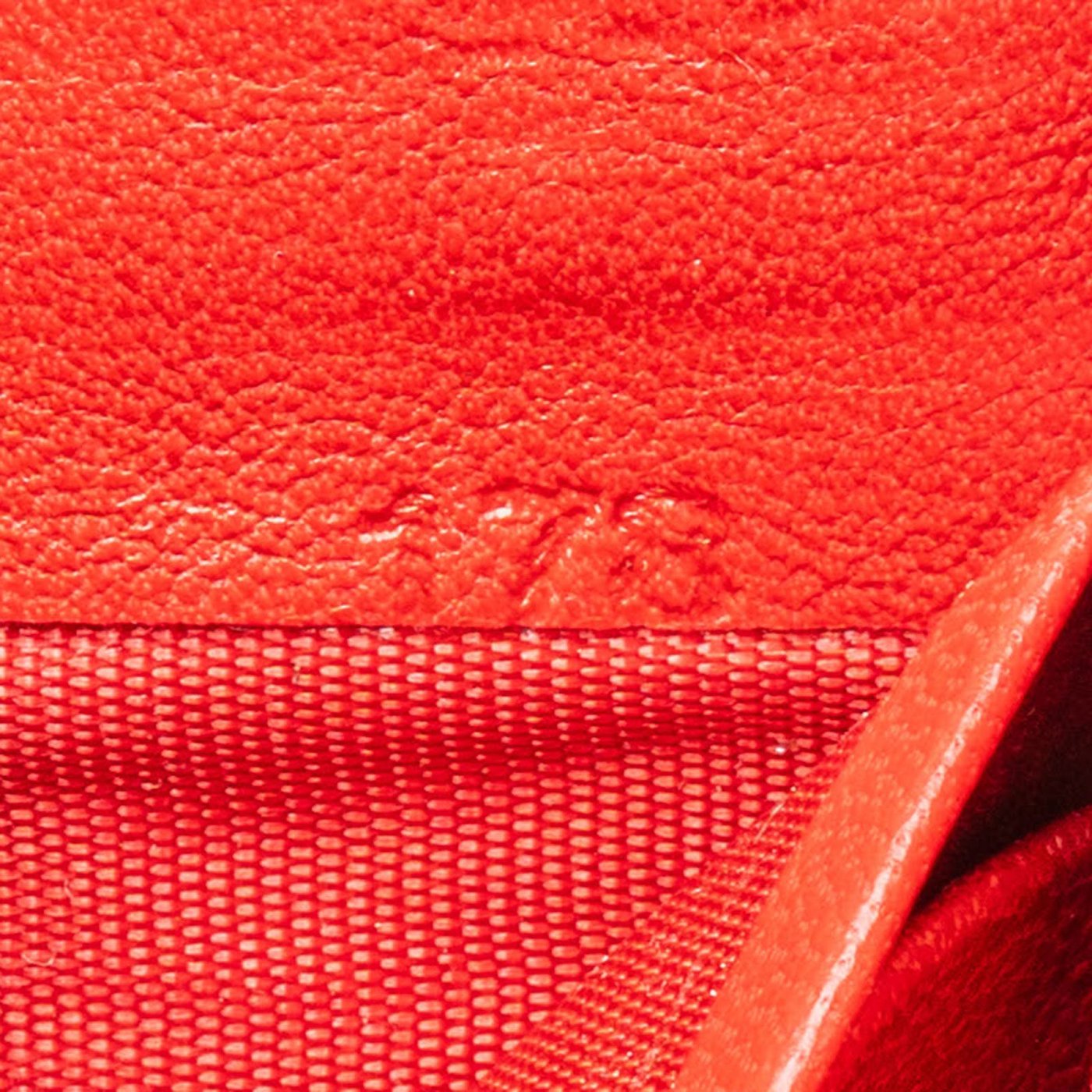 Prada Leather Face Continental Wallet