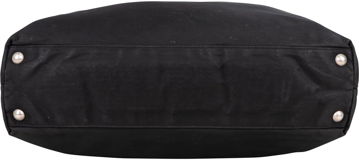 Prada Black Nylon Triangle Handbag