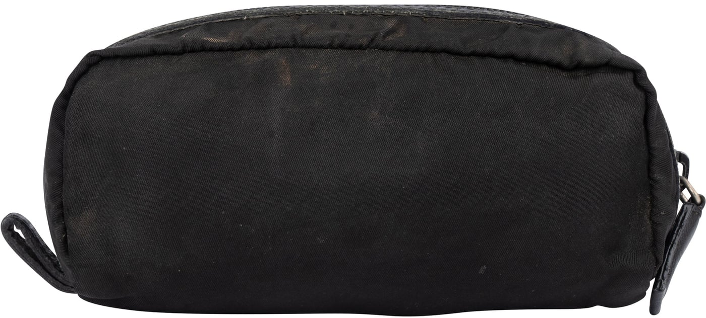 Prada Black Nylon Triangle Pouch