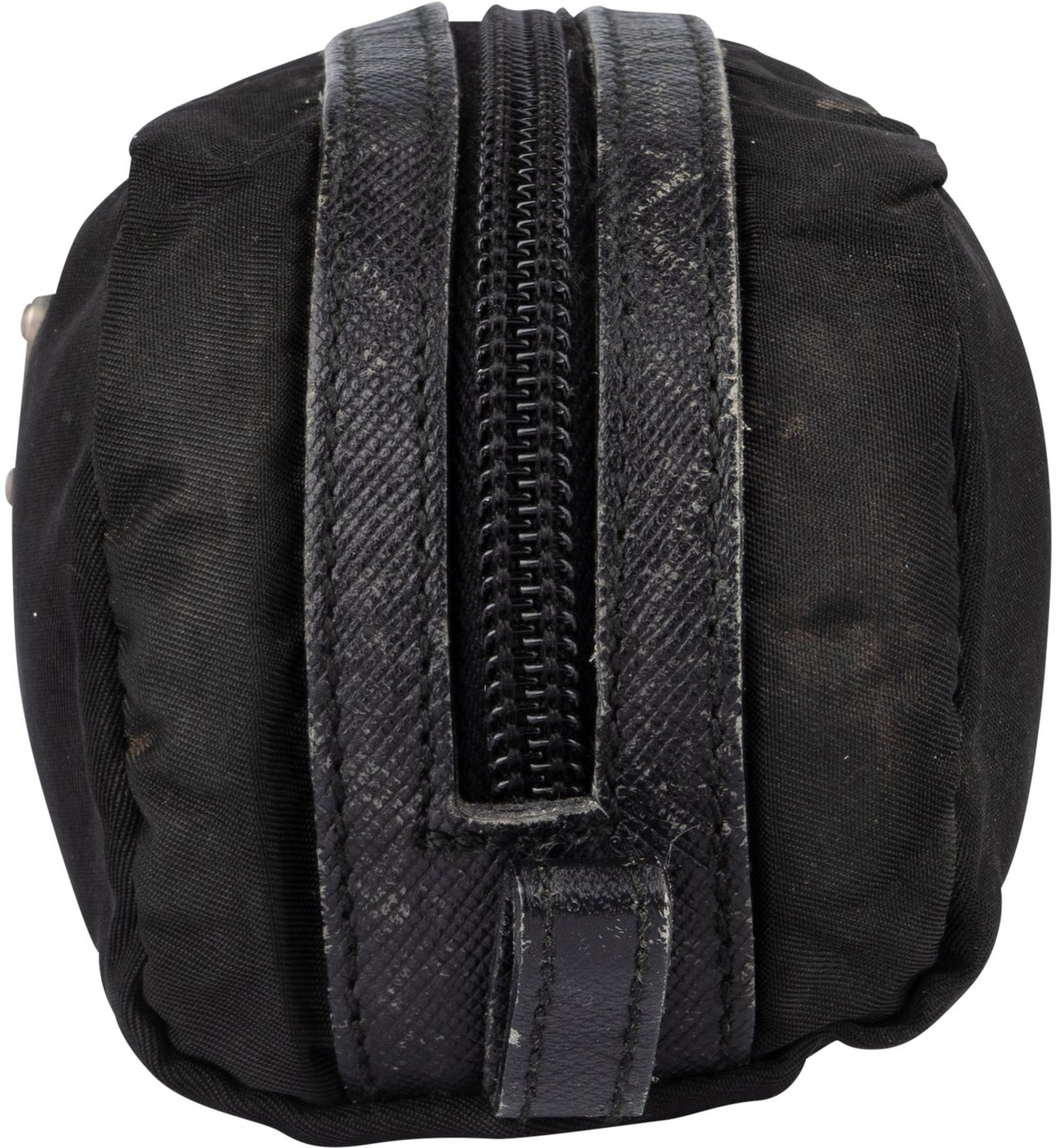 Prada Black Nylon Triangle Pouch