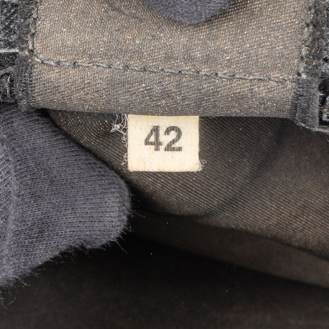 Prada Black Nylon Triangle Pouch