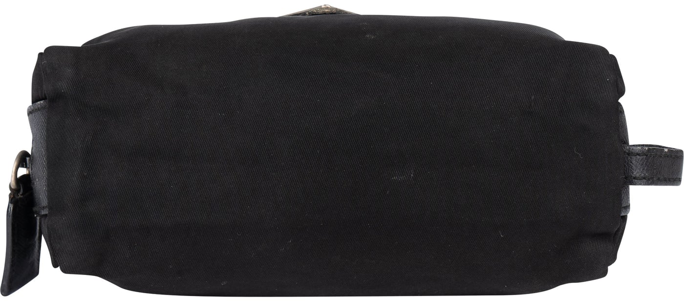 Prada Black Nylon Triangle Pouch